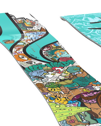Hip Heads X Gilson Hippi Stick - Limited Edition Freestyle Camber Snowboard