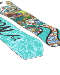 Hip Heads X Gilson Hippi Stick - Limited Edition Freestyle Camber Snowboard