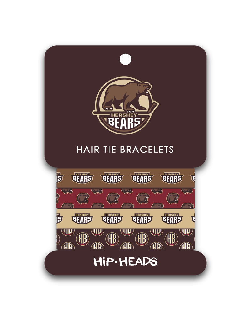 Hip Heads X Hershey Collab Bracelet Hair Tie Set 4-Pack