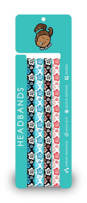 Thin Headband Coastal 4 Packs | Hip Heads