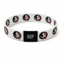 Florida State Seminoles NCAA White Bracelet Hair Tie