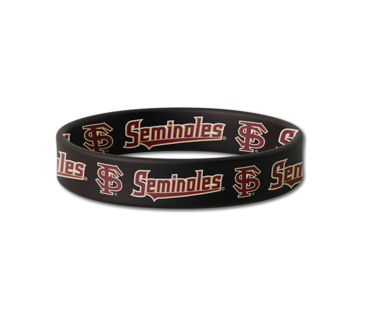 .Florida State Seminoles NCAA Black Bracelet Hair Tie