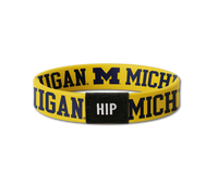 Michigan Wolverines NCAA Yellow Bracelet Hair Tie