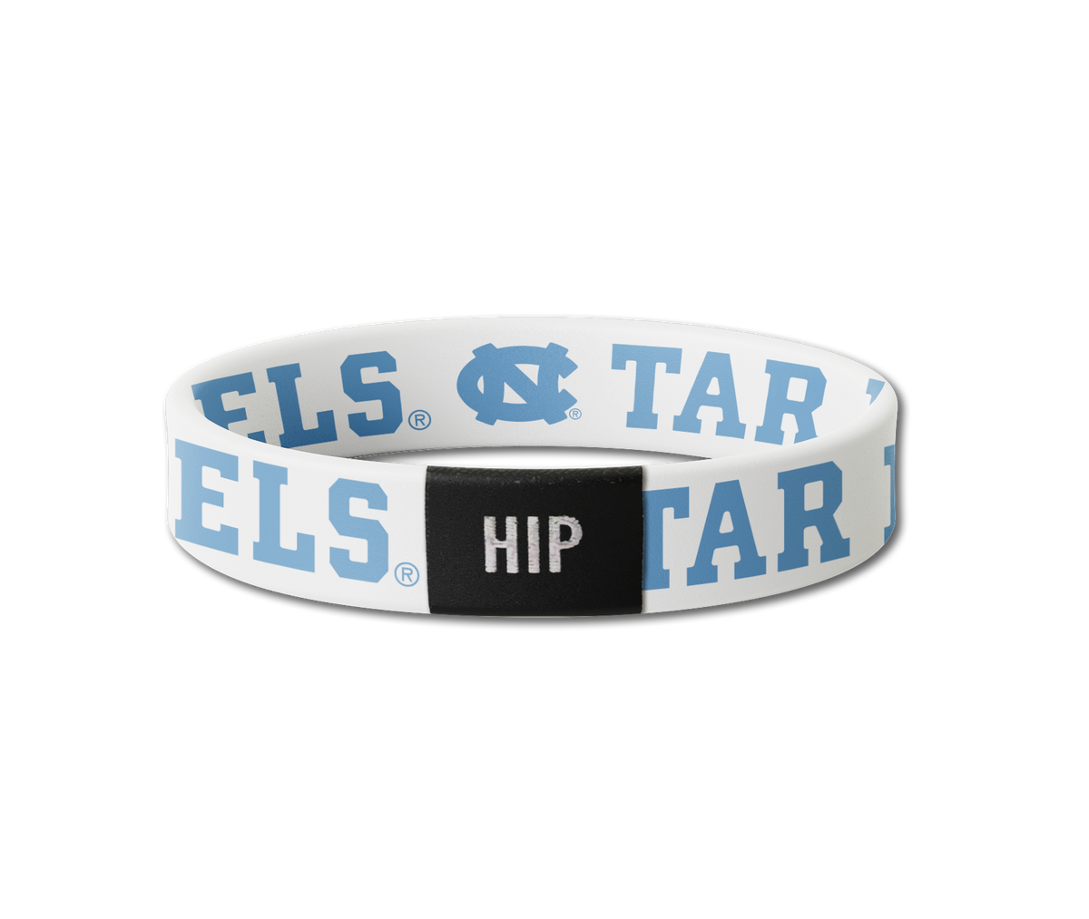 UNC Tar Heels NCAA White Bracelet Hair Tie