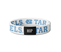 UNC Tar Heels NCAA White Bracelet Hair Tie