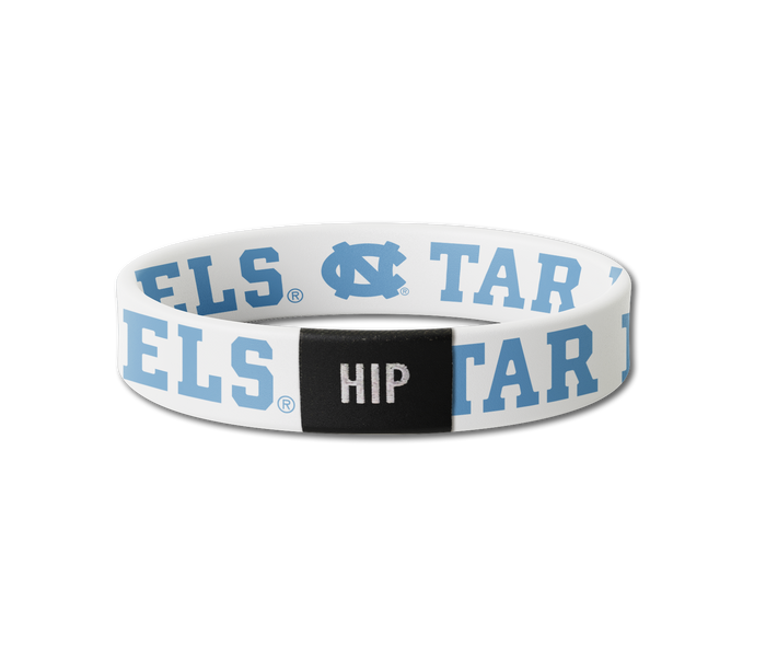UNC Tar Heels NCAA White Bracelet Hair Tie
