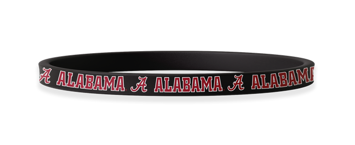 Alabama Crimson Tide NCAA Black Non-Slip Thin Headband