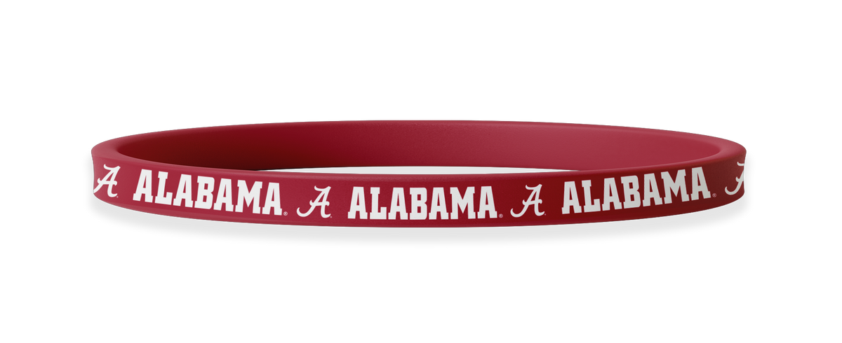 Alabama Crimson Tide NCAA Crimson Red Non-Slip Thin Headband
