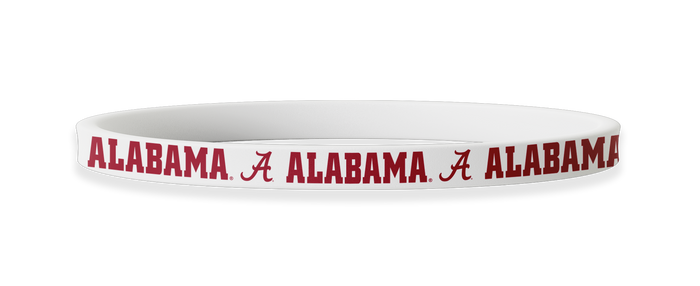 Alabama Crimson Tide NCAA White Non-Slip Thin Headband