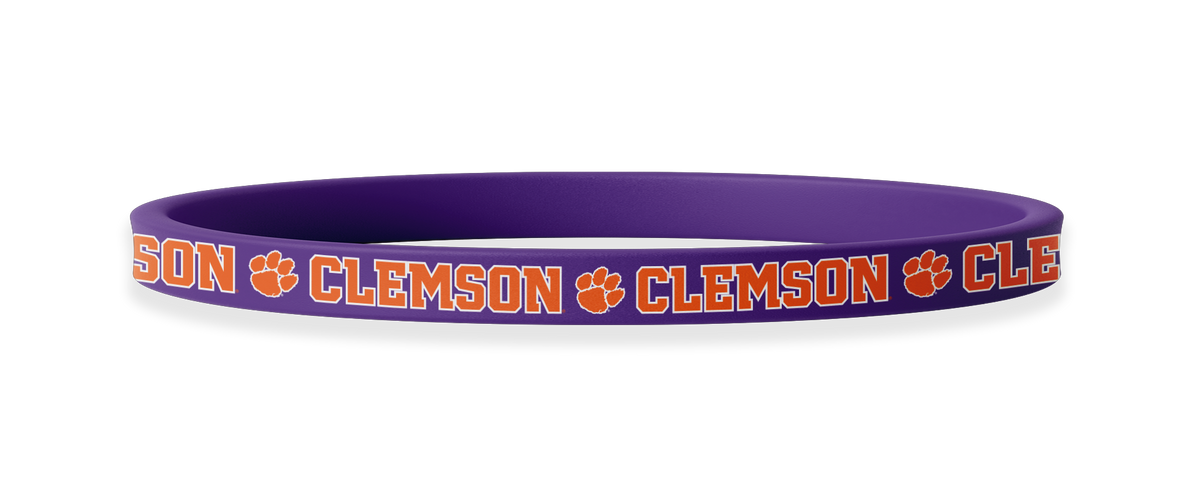 Clemson Tigers NCAA Purple Non-Slip Thin Headband