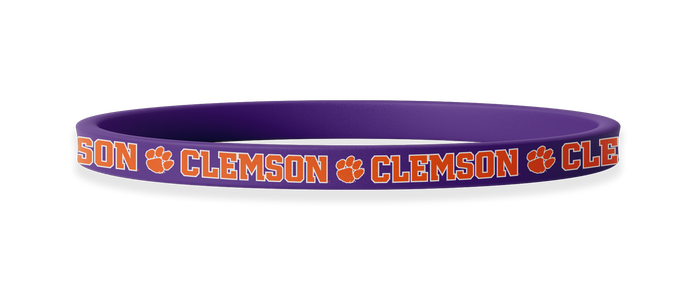 Clemson Tigers NCAA Purple Non-Slip Thin Headband