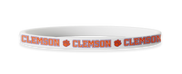 Clemson Tigers NCAA White Non-Slip Thin Headband
