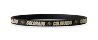 Colorado Buffaloes NCAA Black Non-Slip Thin Headband