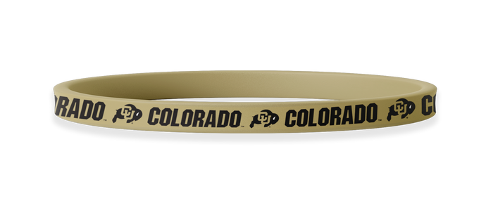 Colorado Buffaloes NCAA Gold Non-Slip Thin Headband