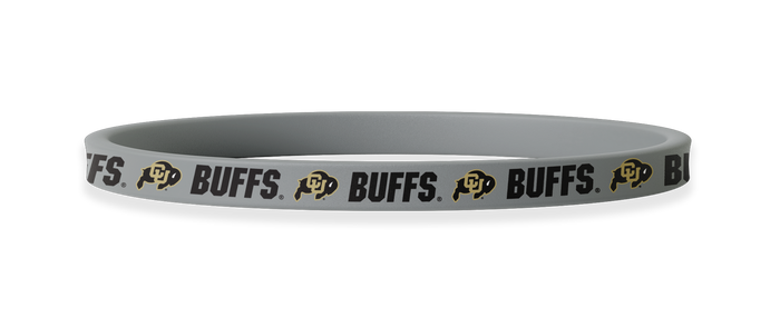 Colorado Buffaloes NCAA Grey Non-Slip Thin Headband