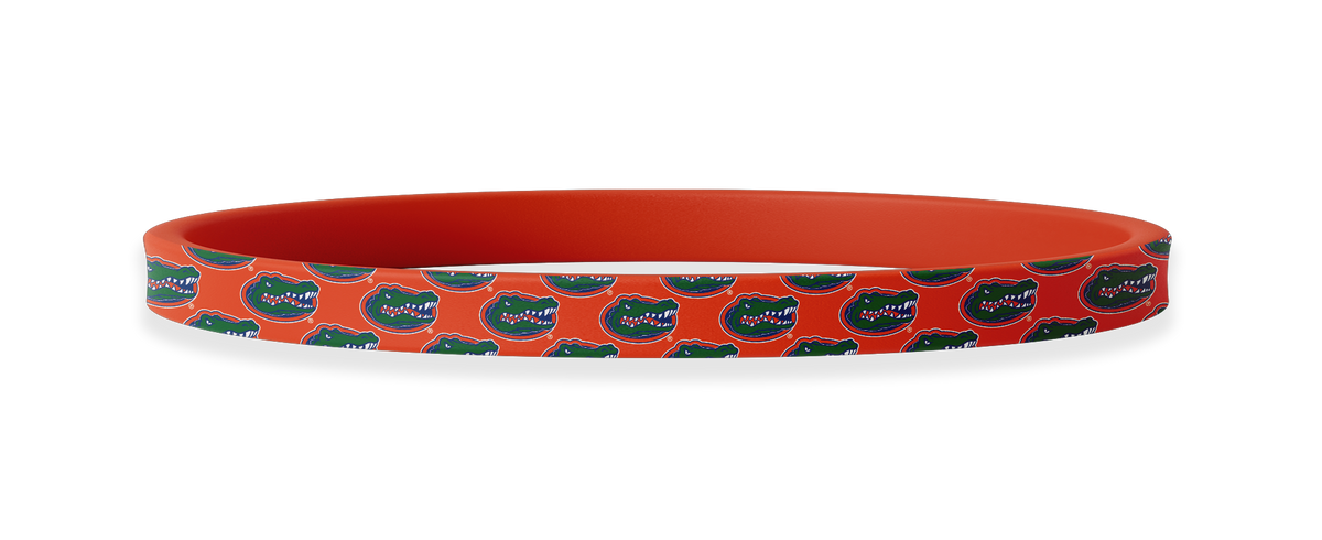 Florida Gators NCAA Orange Non-Slip Thin Headband