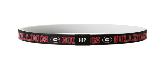 Georgia Bulldogs NCAA Black Non-Slip Thin Headband