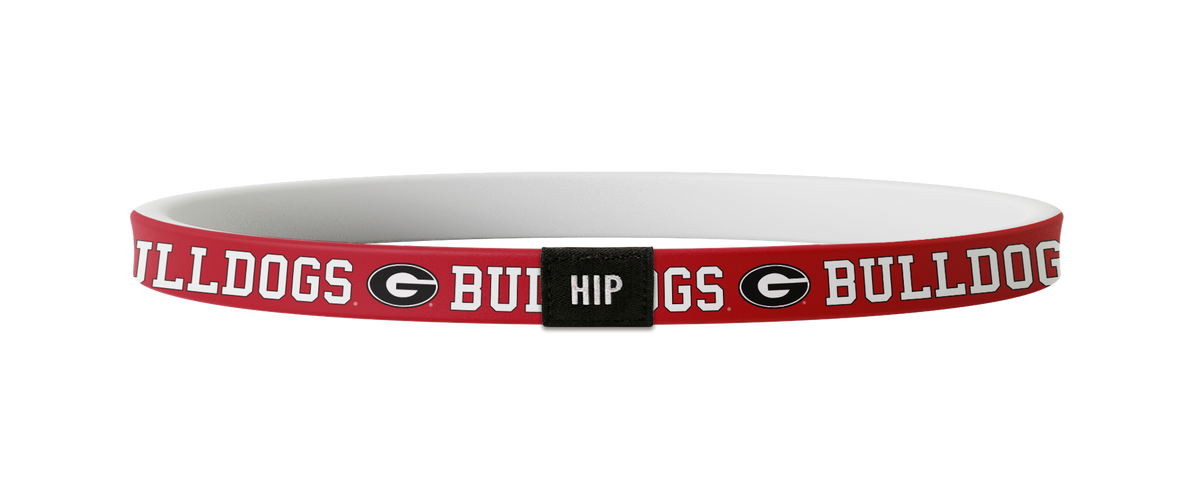 Georgia Bulldogs NCAA Red Non-Slip Thin Headband