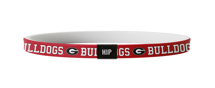 Georgia Bulldogs NCAA Red Non-Slip Thin Headband