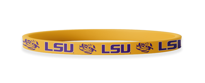 LSU Tigers NCAA Tiger Eye Yellow Non-Slip Thin Headband
