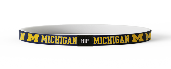 Michigan Wolverines NCAA Navy Non-Slip Thin Headband