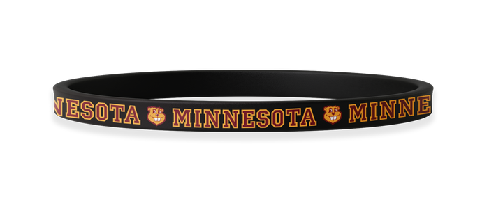 Minnesota Golden Gophers NCAA Black Non-Slip Thin Headband