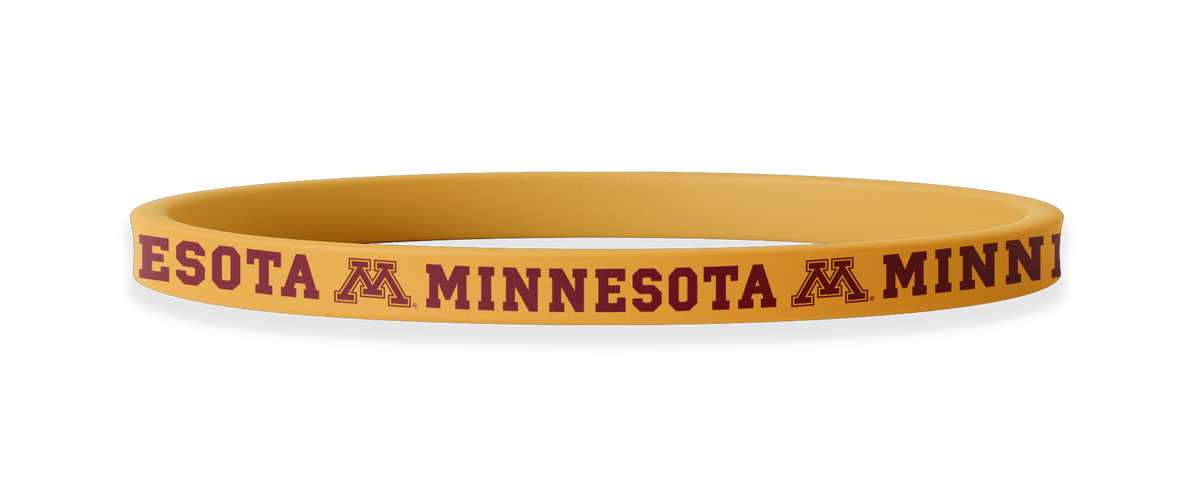 Minnesota Golden Gophers NCAA Yellow Non-Slip Thin Headband