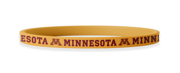 Minnesota Golden Gophers NCAA Yellow Non-Slip Thin Headband