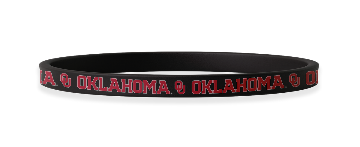 Oklahoma Sooners NCAA Black Non-Slip Thin Headband