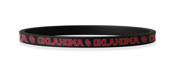 Oklahoma Sooners NCAA Black Non-Slip Thin Headband