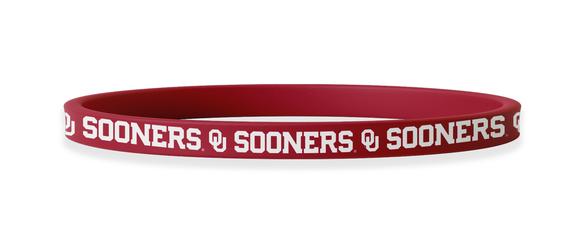 Oklahoma Sooners NCAA Crimson Red Non-Slip Thin Headband