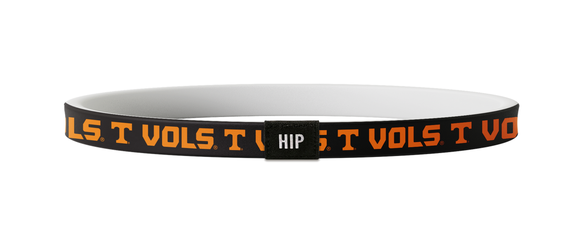 Tennessee Volunteers NCAA Black Non-Slip Thin Headband