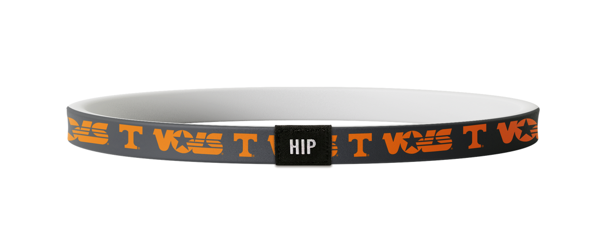 Tennessee Volunteers NCAA VOLS Grey Non-Slip Thin Headband