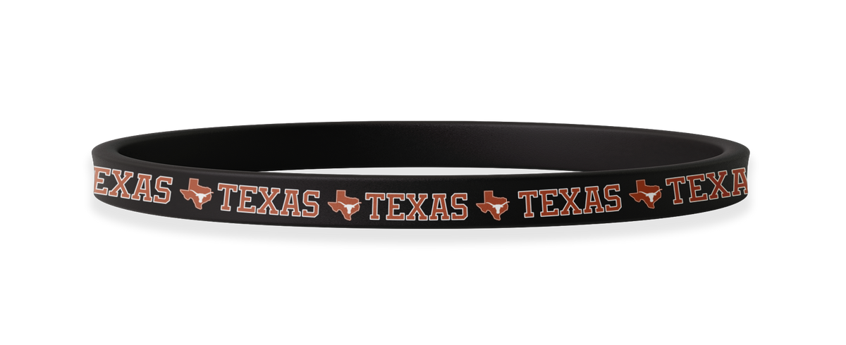 Texas Longhorns NCAA Black Non-Slip Thin Headband