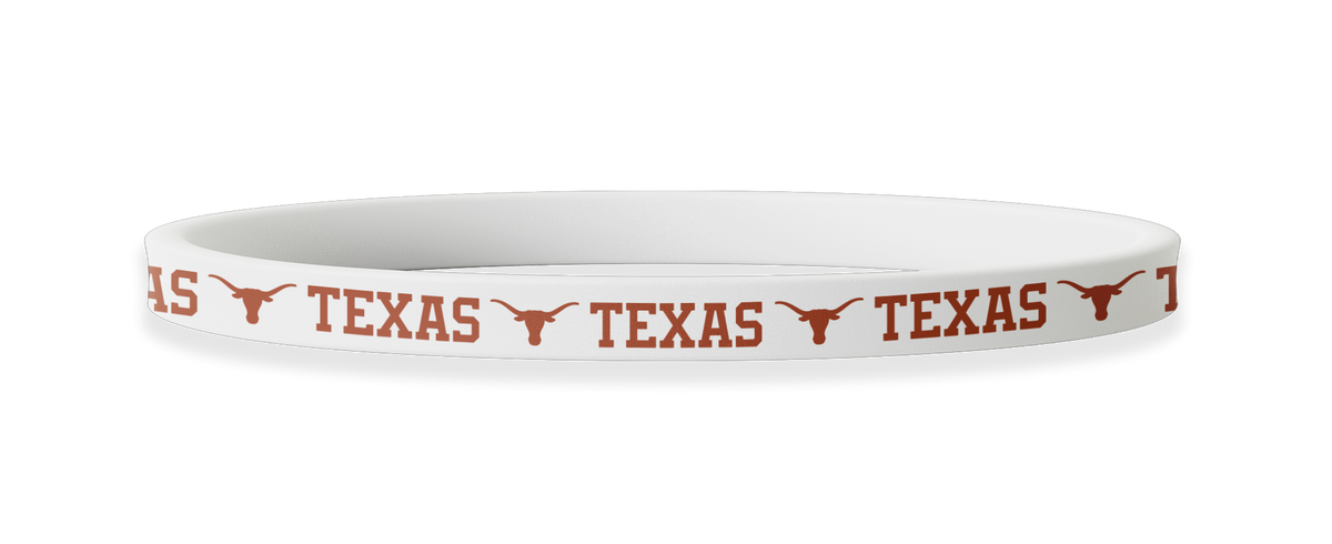 Texas Longhorns NCAA White Non-Slip Thin Headband