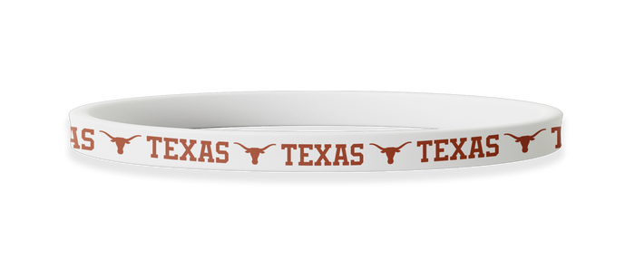 Texas Longhorns NCAA White Non-Slip Thin Headband