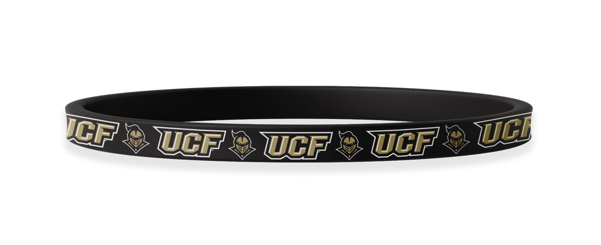 UCF Knights NCAA Black Non-Slip Thin Headband