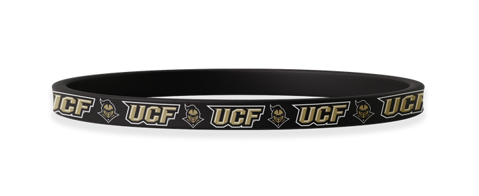 UCF Knights NCAA Black Non-Slip Thin Headband
