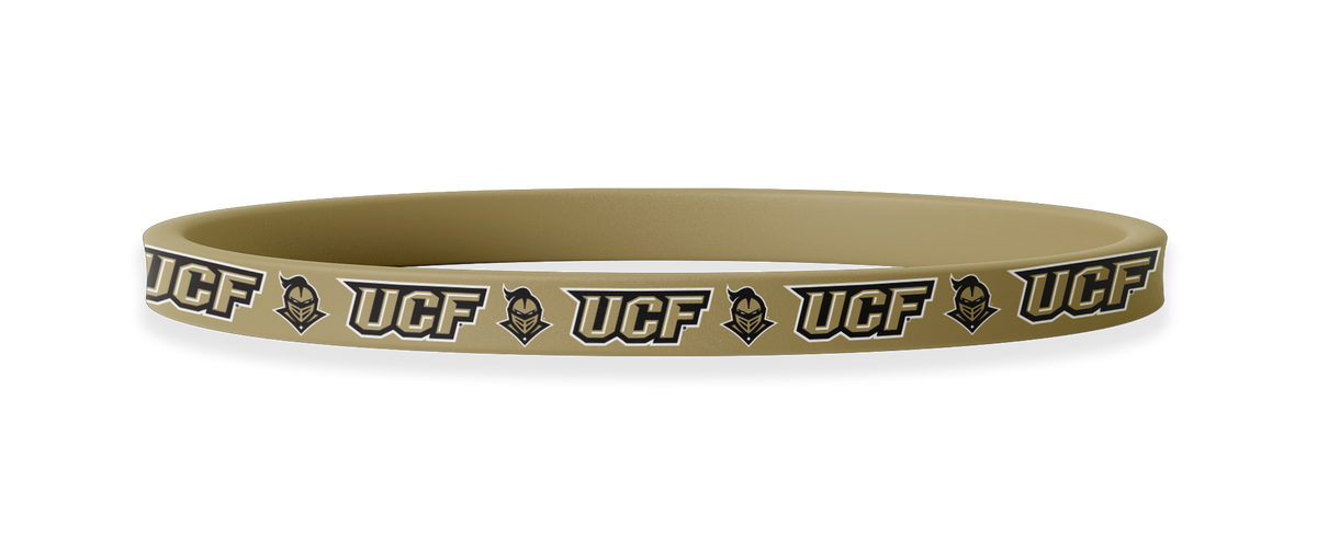UCF Knights NCAA Gold Non-Slip Thin Headband