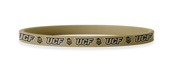 UCF Knights NCAA Gold Non-Slip Thin Headband