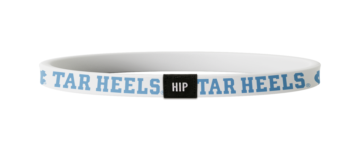 UNC Tar Heels NCAA White Non-Slip Thin Headband