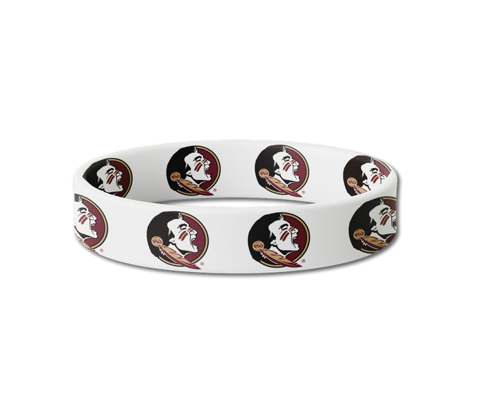 Florida State Seminoles White Bracelet | Hair Tie | Official NCAA Gameday Jewelry