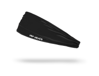 Black Performance Athletic Sport Headband | Non-Slip & Sweat Wicking