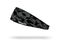 Midnight Camo Black Performance Athletic Sport Headband | Non-Slip & Sweat Wicking