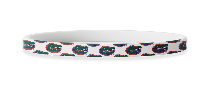 Florida Gators NCAA White Non-Slip Thin Headband