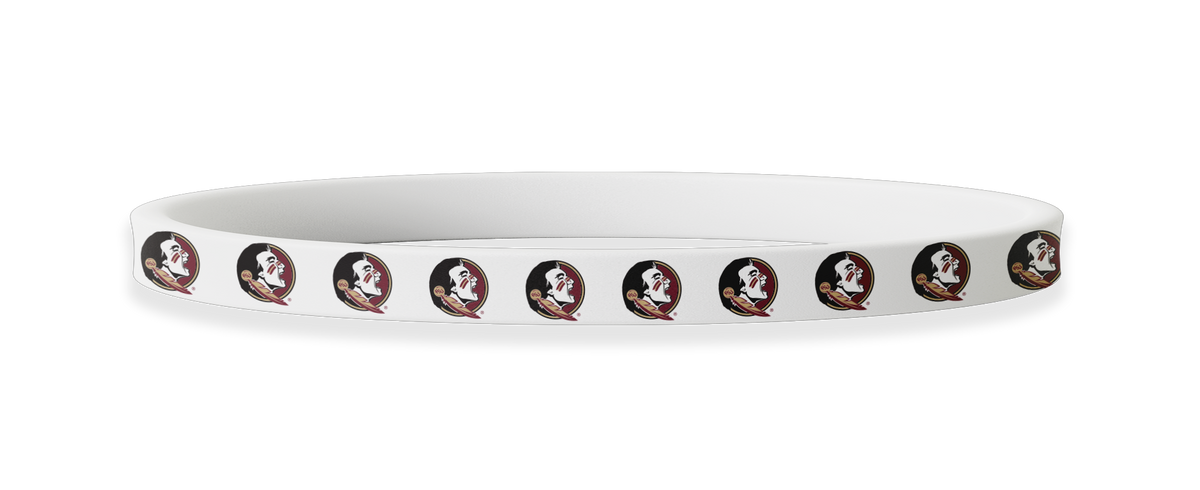 Florida State Seminoles NCAA Gameday White Non-Slip Headband