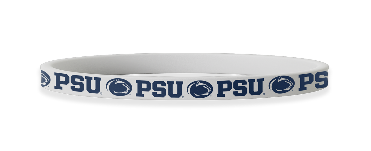 Penn State Nittany Lions PSU White Non-Slip Thin Headband