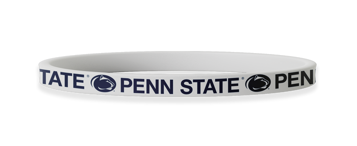 Penn State Nittany Lions NCAA White Non-Slip Thin Headband