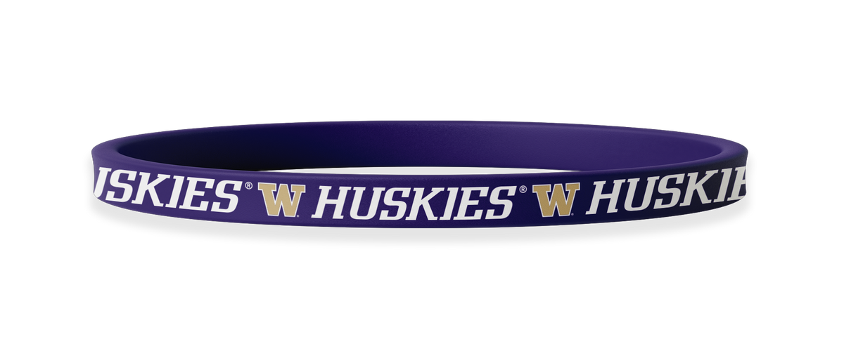 Washington Huskies NCAA Husky Purple Non-Slip Thin Headband
