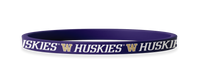 Washington Huskies NCAA Husky Purple Non-Slip Thin Headband